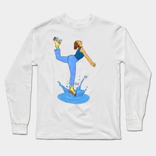 Aquarius Rollergirl Long Sleeve T-Shirt